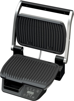 Электрогриль Tefal Optigrill GC740B30 2000Вт серебристый/черный от магазина РЭССИ
