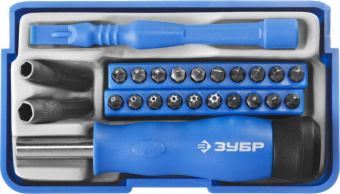 Набор отверточный Зубр 25648-H24 24 предмета (жесткий кейс) от магазина РЭССИ