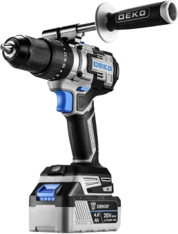 Дрель-шуруповерт Deko DKCID20 PRO аккум. патрон:быстрозажимной (кейс в комплекте) (063-4437) от магазина РЭССИ