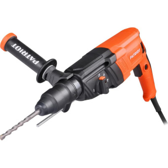 Перфоратор PATRIOT RH 287 SDS+ мощность 1065 Вт 3.2 Дж 3 режима работы макс.диаметр 28 мм набор буров и долот глубиномер кейс 140301329 от магазина РЭССИ