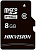 Флеш карта microSDHC 8Gb Class10 Hikvision HS-TF-C1(STD)/8G/Adapter C1 + adapter от магазина РЭССИ