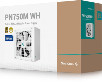 Блок питания Deepcool ATX 750W PN750M WH V2 Game Storm Gen.5 80+ gold (20+4pin) APFC 120mm fan 8xSATA RTL от магазина РЭССИ