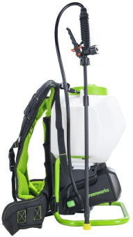 Опрыскиватель Greenworks G40BPS аккум. ранц. 15л белый/зеленый (5300007) от магазина РЭССИ
