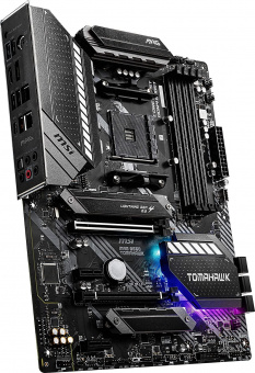 Материнская плата MSI MAG B550 TOMAHAWK MAX WIFI Soc-AM4 AMD B550 4xDDR4 ATX AC`97 8ch(7.1) 2.5Gg RAID+HDMI+DP от магазина РЭССИ