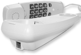 Телефон проводной Texet TX-219 серый от магазина РЭССИ