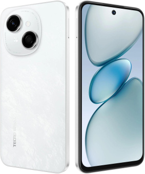 Смартфон Tecno Spark Go 1 128Gb 4Gb белый моноблок 3G 4G 2Sim 6.67" 720x1600 Android 14 13Mpix 802.11 a/b/g/n/ac GPS GSM900/1800 TouchSc Protect microSD max1024Gb от магазина РЭССИ