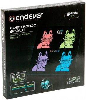 Весы напольные электронные Endever Aurora-565 макс.150кг рисунок от магазина РЭССИ