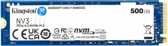 Накопитель SSD Kingston PCIe 4.0 x4 500GB SNV3S/500G NV3 M.2 2280 от магазина РЭССИ