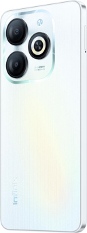 Смартфон Infinix X6525 Smart 8 128Gb 4Gb белый моноблок 3G 4G 2Sim 6.56" 720x1612 Android 13 13Mpix 802.11 a/b/g/n/ac GPS GSM900/1800 GSM1900 TouchSc Protect FM A-GPS Micro SD max2048Gb от магазина РЭССИ