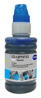 Чернила Cactus CS-I-EPT0732 голубой 100мл для Epson St С79/C110/СХ3900/CX4900/CX5900 от магазина РЭССИ