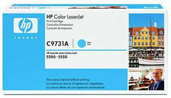 Картридж лазерный HP 645A C9731A голубой (12000стр.) для HP 5500/5550dn/5550dtn/5550hdn/5550n от магазина РЭССИ
