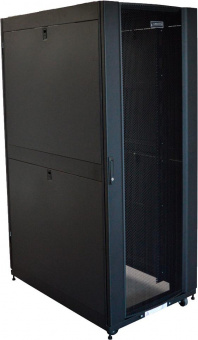 Шкаф коммутационный Lanmaster (LAN-DC-CBP-48UX8X10) напольный 48U 800x1070мм пер.дв.перфор. задн.дв.перфор.2-хст. 1500кг черный 2259мм от магазина РЭССИ