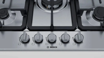 Газовая варочная поверхность Bosch PGQ7B5B90 нержавеющая сталь от магазина РЭССИ