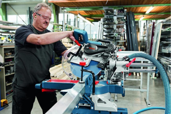 Торцовочная пила Bosch GCM 12 SDE 1800Вт 4300об/мин d=305мм от магазина РЭССИ