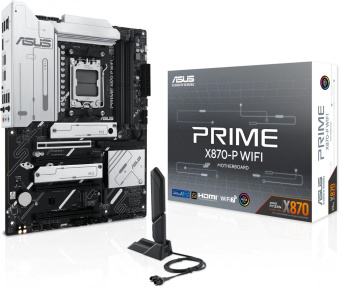Материнская плата Asus PRIME X870-P WIFI SocketAM5 AMD X870 4xDDR5 ATX AC`97 8ch(7.1) 2.5Gg RAID+HDMI от магазина РЭССИ
