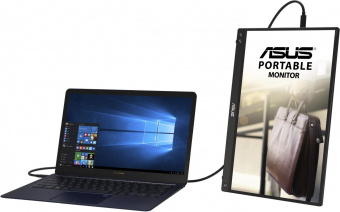 Монитор Asus 15.6" Portable MB16ACV темно-серый IPS LED 16:9 глянцевая 250cd 178гр/178гр 1920x1080 FHD USB 0.83кг от магазина РЭССИ