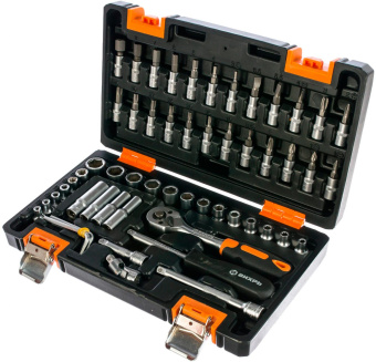 Набор инструментов Вихрь 1/4" CrV 57 предметов (жесткий кейс) от магазина РЭССИ