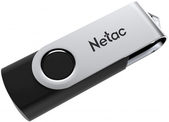 Флеш Диск Netac 32GB U505 NT03U505N-032G-20BK USB2.0 черный/серебристый от магазина РЭССИ