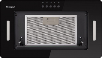 Вытяжка встраиваемая Weissgauff Antlia 850 BL черный управление: кнопочное (1 мотор) от магазина РЭССИ