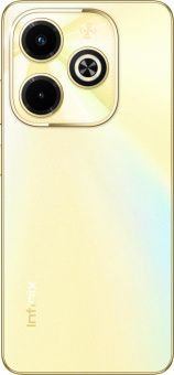 Смартфон Infinix X6528B Hot 40i 256Gb 8Gb золотой моноблок 3G 4G 2Sim 6.56" 720x1612 Android 13 50Mpix 802.11 a/b/g/n/ac NFC GPS GSM900/1800 GSM1900 TouchSc Protect FM A-GPS Micro SD max2048Gb от магазина РЭССИ