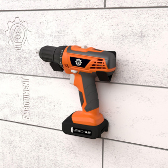 Настенный держатель для шуруповертов EMBODIMENT черный EMB-WODF-S-B от магазина РЭССИ