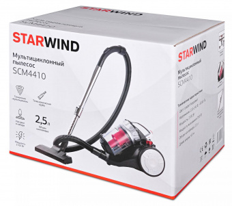 Пылесос Starwind SCM4410 2100Вт графит/бордовый от магазина РЭССИ
