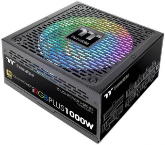 Блок питания Thermaltake ATX 1000W Toughpower iRGB Plus 80+ gold (24+8+4+4pin) APFC 140mm fan color LED 12xSATA Cab Manag RTL от магазина РЭССИ