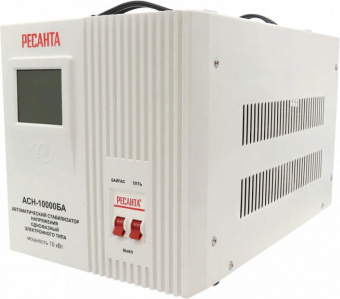 Стабилизатор напряжения Ресанта АСН-10000БА однофазный серый (63/6/40) от магазина РЭССИ