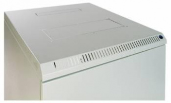 Шкаф коммутационный ЦМО (ШРН-6.300.1) настенный 6U 600x300мм пер.дв.стал.лист несъемн.бок.пан. 100кг серый 250мм 9.5кг 180град. 366мм от магазина РЭССИ