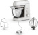 Картинка Кухонная машина Tefal Bake Partner QB520B38 планетар.вращ. 1100Вт серый/серебристый от магазина РЭССИ Кухонная машина Tefal Bake Partner QB520B38 планетар.вращ. 1100Вт серый/серебристый от магазина РЭССИ