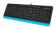 Картинка Клавиатура A4Tech Fstyler FK10 черный/синий USB от магазина РЭССИ Клавиатура A4Tech Fstyler FK10 черный/синий USB от магазина РЭССИ