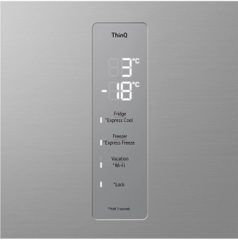 Холодильник LG GC-B459ANMW 2-хкамерн. серебристый инвертер от магазина РЭССИ
