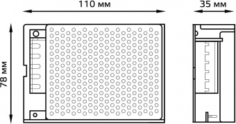 Блок питания Gauss 202003060 встраив. для лен.светод. черный от магазина РЭССИ