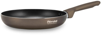 Сковорода Rondell Impressia RDA-1153 круглая 24см покрытие: Xylan Plus ручка несъемная (без крышки) коричневый от магазина РЭССИ
