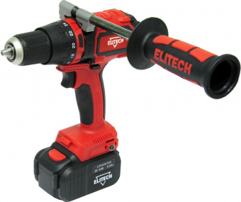 Дрель-шуруповерт Elitech ДА 18УБЛ2 (Е2201.002.02) аккум. патрон:быстрозажимной (кейс в комплекте) (191609) от магазина РЭССИ