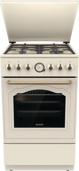 Плита Газовая Gorenje GGI5BCLI бежевый (металлическая крышка) реш.чугун от магазина РЭССИ