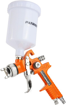 Краскораспылитель Patriot HVLP 1.4A 130л/мин соп.:1.4мм бак:0.6л от магазина РЭССИ