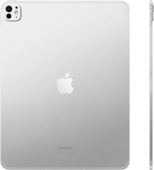 Планшет Apple iPad Pro 2024 A2926 9C RAM8Gb ROM256Gb 13" OLED 2752x2064 LTE eSIM iOS серебристый 12Mpix 12Mpix BT GPS WiFi Touch 9hr от магазина РЭССИ