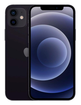 Смартфон Apple A2403 iPhone 12 64Gb 4Gb черный моноблок 3G 4G 1Sim 6.1" 1170x2532 iOS 15 12Mpix 802.11 a/b/g/n/ac/ax NFC GPS GSM900/1800 TouchSc Protect от магазина РЭССИ