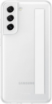 Чехол (клип-кейс) Samsung для Samsung Galaxy S21 FE Slim Strap Cover белый (EF-XG990CWEGRU) от магазина РЭССИ