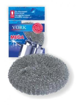 Спиральная губка YORK МЕГА из нержавеющей стали 002030 от магазина РЭССИ