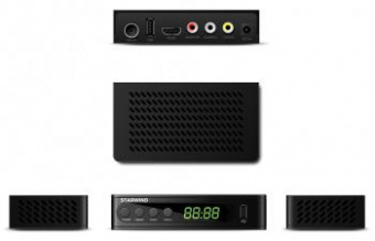 Ресивер DVB-T2 Starwind CT-200 черный от магазина РЭССИ