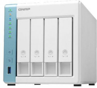 Сетевое хранилище NAS Qnap TS-431P3-4G 4-bay настольный Cortex-A15 AL-314 от магазина РЭССИ