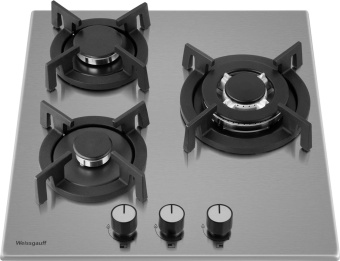 Газовая варочная поверхность Weissgauff HGG 431 XRV нержавеющая сталь от магазина РЭССИ