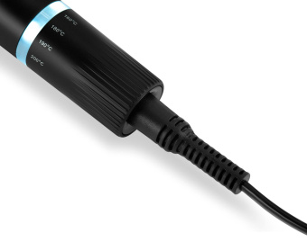 Щипцы Hyundai H-HS1477 130Вт макс.темп.:200С покрытие:керамико-турмалиновое черный от магазина РЭССИ