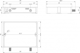 Репитер KROKS RK1800-60 для усиления GSM/LTE сигнала 1800 МГц от магазина РЭССИ