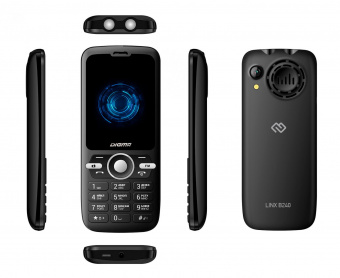 Мобильный телефон Digma B240 Linx 32Mb черный моноблок 2Sim 2.44" 240x320 0.08Mpix GSM900/1800 FM microSD от магазина РЭССИ