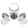 Комплект для защиты дыхания Jeta Safety J-SET размер М/средний 5500PК-M J-SET5500P-M от магазина РЭССИ