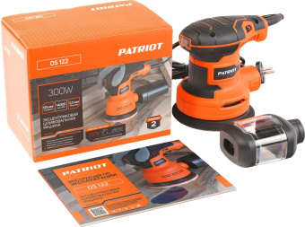 Эксцентриковая шлифовальная машина Patriot OS 122 300Вт от магазина РЭССИ