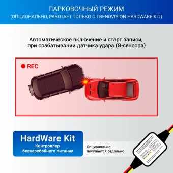 Видеорегистратор с радар-детектором TrendVision DriveCam Real 4K Signature LNA GPS ГЛОНАСС от магазина РЭССИ